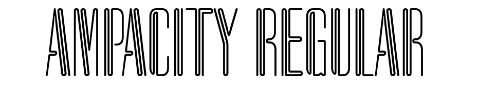 Ampacity Regular Font Download Free